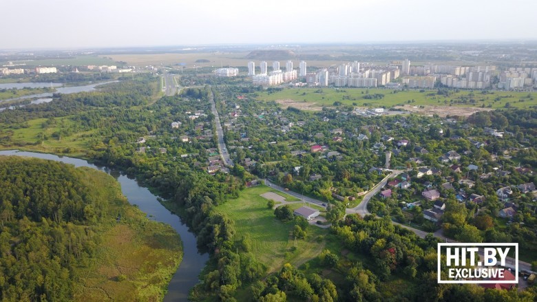 Лошицкий парк с высоты. Минск.