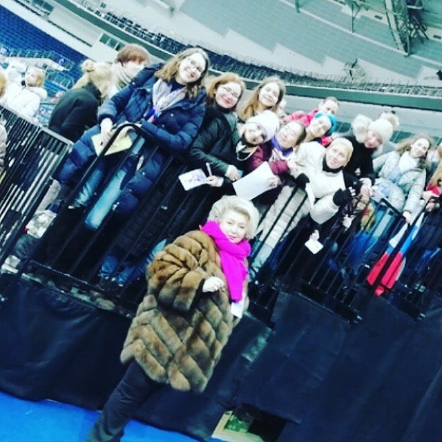 Татьяна Тарасова на Минск-Арене в Минске