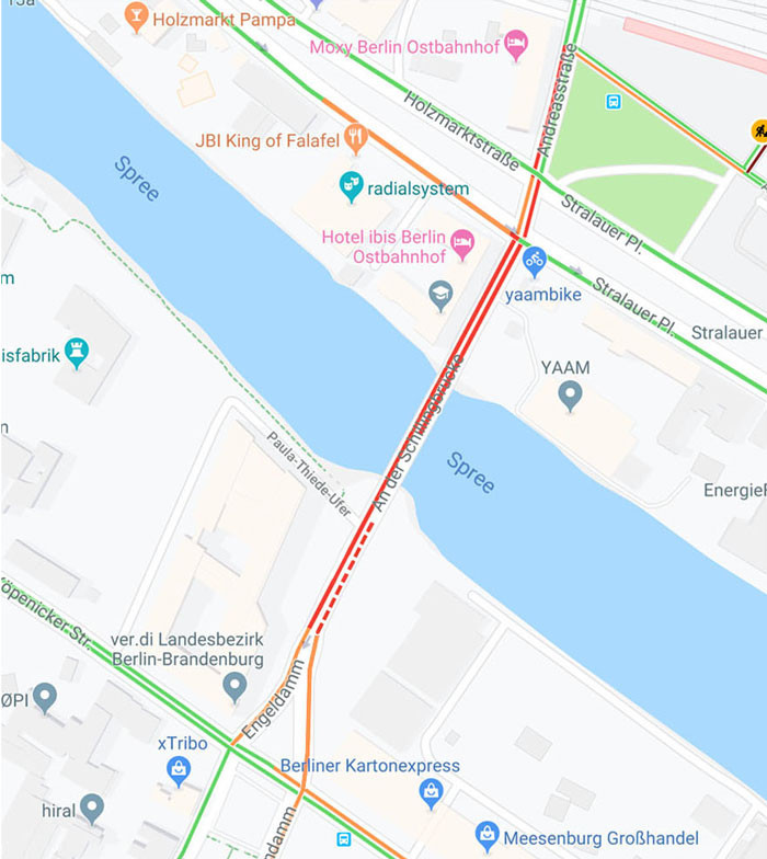 Карта окрашивается в красный цвет