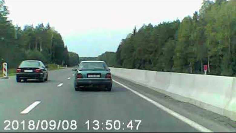 "Летчика" на BMW усмирили лишь гаишники в засаде (ВИДЕО)