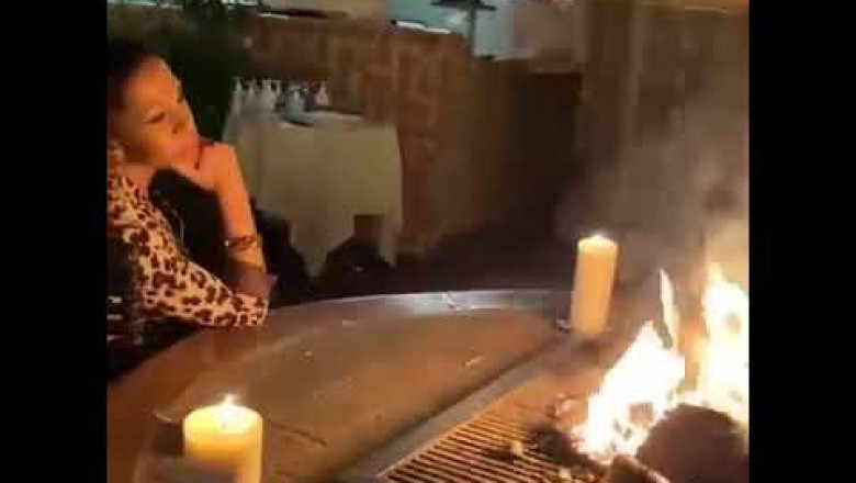 Ханга думает о вечном в дорогом ресторане